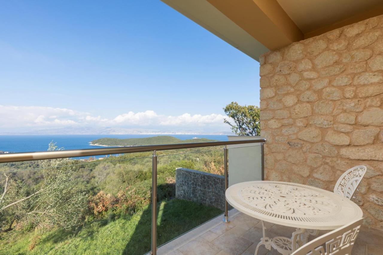 Villa Yellow Stone By Rodostamo Collection Kassiopi Exterior foto